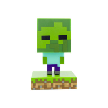 Candeeiro Minecraft Zombie Icons 12 Cm