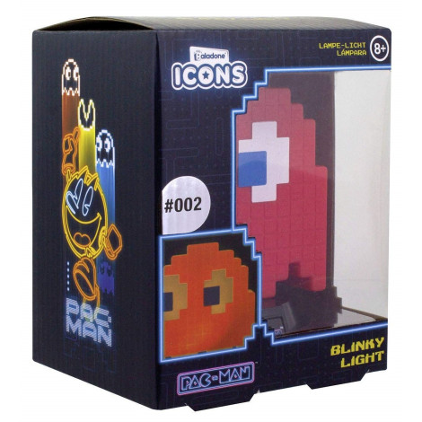 Mini lâmpada Pac-Man Blinky Red 10 cm