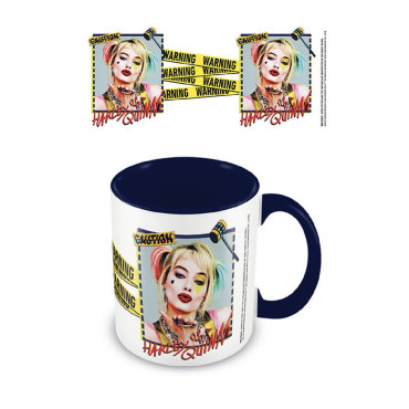 Caneca de aviso Harley Quinn