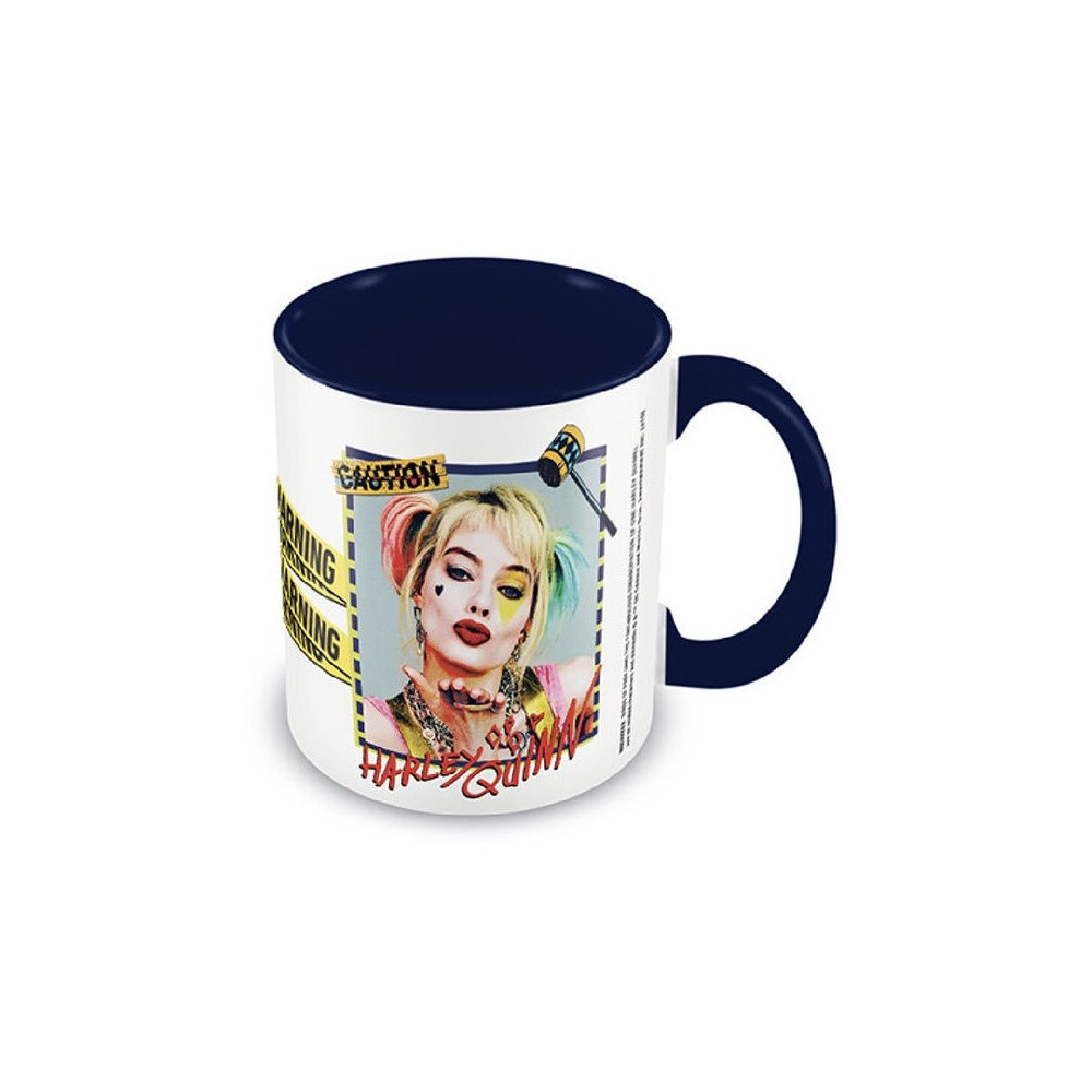 Caneca de aviso Harley Quinn