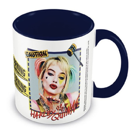 Caneca de aviso Harley Quinn