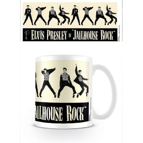 Caneca de pequeno-almoço Elvis Jailhouse Rock