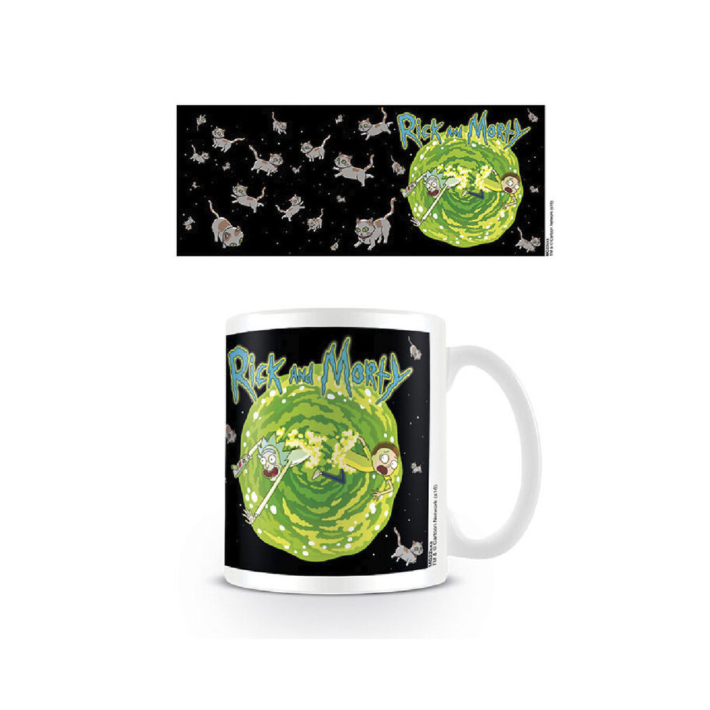 Caneca de pequeno-almoço Rick & Morty Cat Dimension