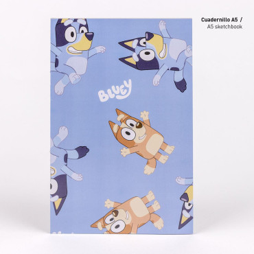 CONJUNTO DE PAPEL DE CARTA PARA COLORIR BLUEY