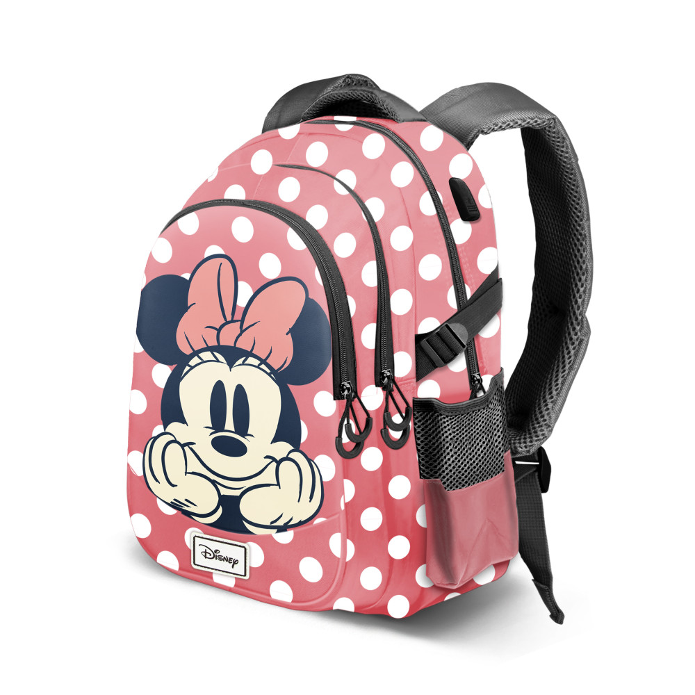 Mochila cor-de-rosa da Minnie Mouse