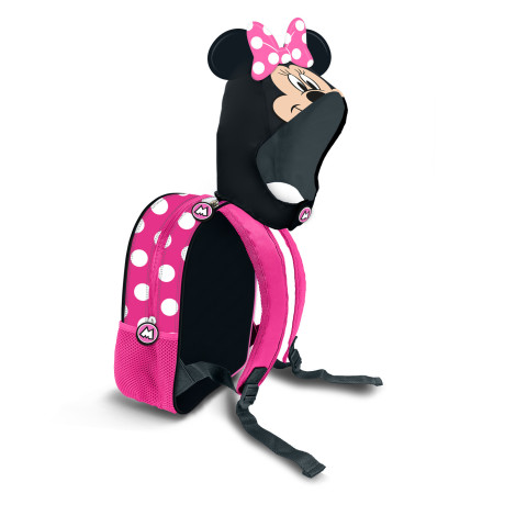 Mochila com capuz da Minnie Mouse