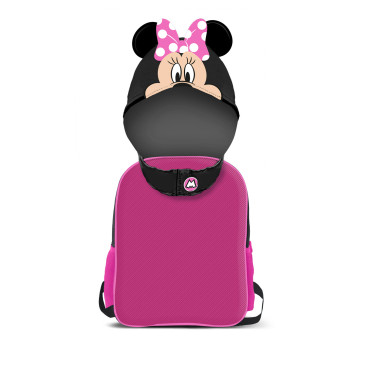 Mochila com capuz da Minnie Mouse