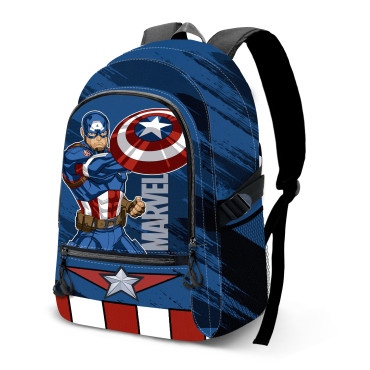 Mochila azul Capitão América