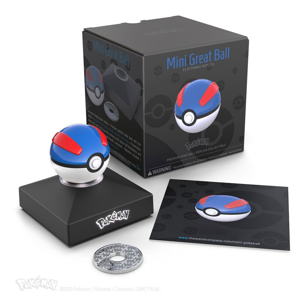 Réplica do Pokémon Diecast Mini Super Ball