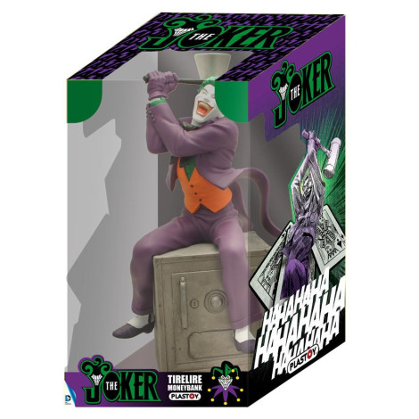 Joker Batman Piggy Bank Figura 27 cm Seguro