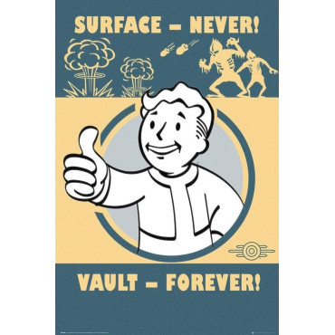 Cartaz do Fallout Vault Forever