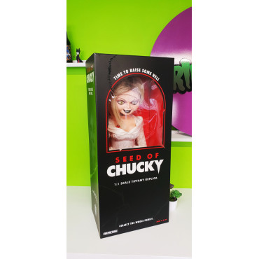 Réplica em escala 1:1 de Tiffany The Seed of Chucky Trick or Treat Studios