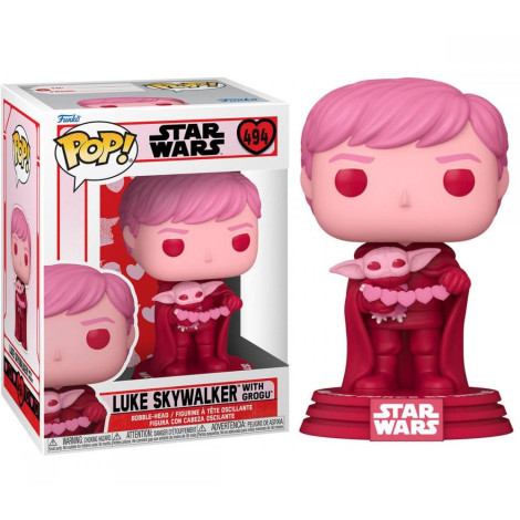 Funko Pop! Luke e Grogu The Mandalorian Especial do Dia dos Namorados Luke e Grogu