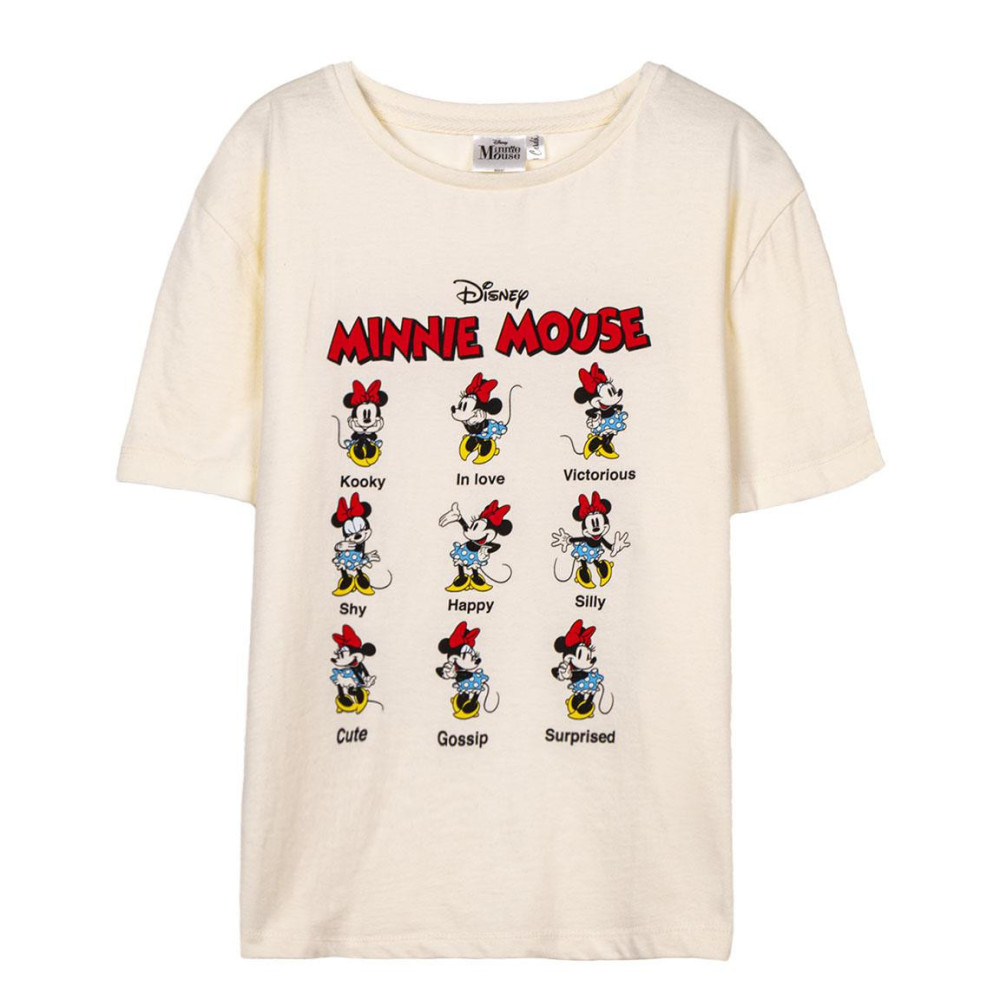 Minnie T-Shirt manga curta 6 a 14 anos