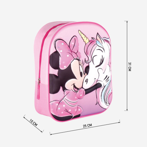 Mochila Disney Minnie Mouse 3D para criança