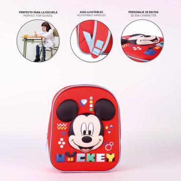 Mochila Mickey 3D para criança