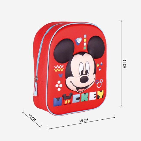 Mochila Mickey 3D para criança