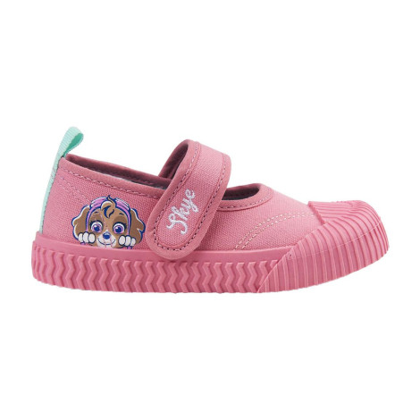 Sapatos Paw Patrol Canine Patrol em lona rosa para bebé