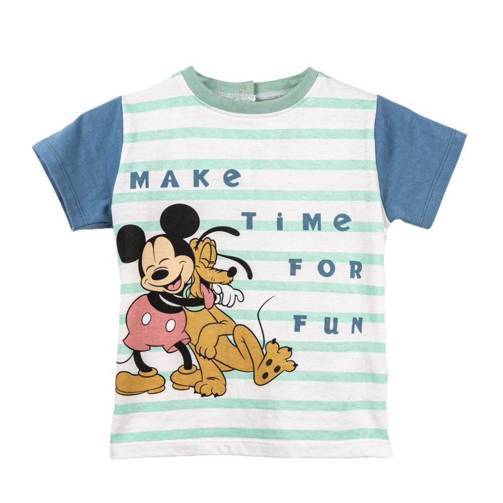 T-shirt de manga curta Mickey Baby