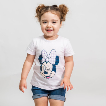 T-shirt de manga curta Minnie Baby