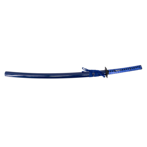 Katana com bainha azul Lâmina 104 cm