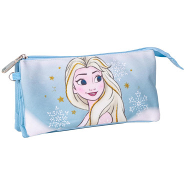 ESTUCHE PORTATODO 3 COMPARTIMENTOS FROZEN