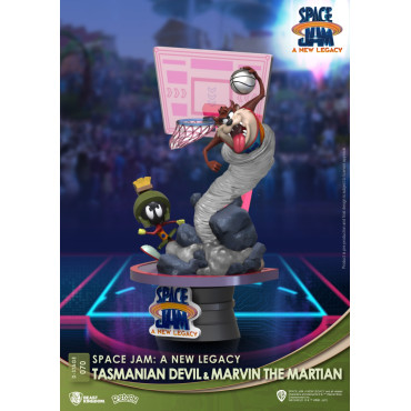 Dstage Space Jam 2 Taz e Marvin, o Marciano Figura