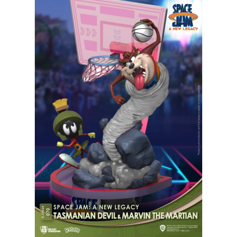 Dstage Space Jam 2 Taz e Marvin, o Marciano Figura