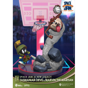 Dstage Space Jam 2 Taz e Marvin, o Marciano Figura