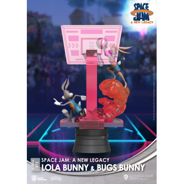 Figura Dstage Space Jam 2 Lola Bunny And Bugs Bunny