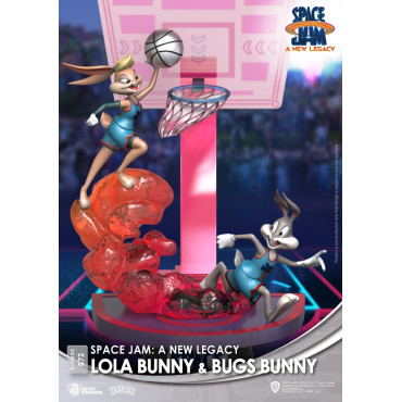 Figura Dstage Space Jam 2 Lola Bunny And Bugs Bunny