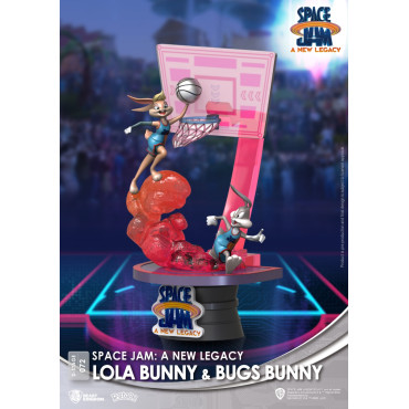 Figura Dstage Space Jam 2 Lola Bunny And Bugs Bunny