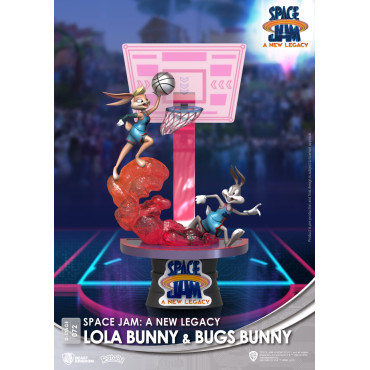 Figura Dstage Space Jam 2 Lola Bunny And Bugs Bunny