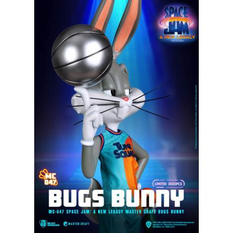 Figura do Bugs do Space Jam 2 da Master Craft Bunny