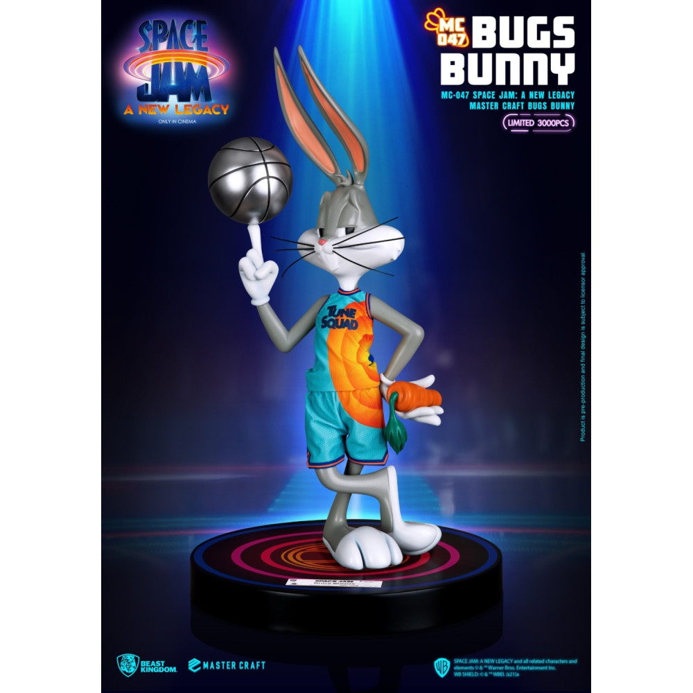 Figura do Bugs do Space Jam 2 da Master Craft Bunny