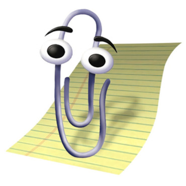 T-shirt Clippy, o ajudante de palavras