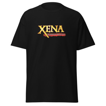 T-shirt preta Xena, a princesa guerreira