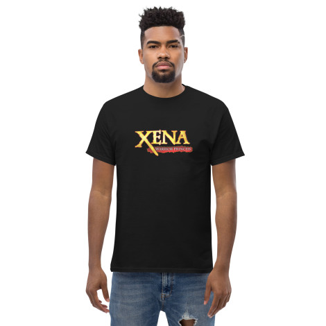 T-shirt preta Xena, a princesa guerreira