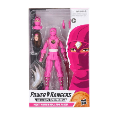 Figura do Power Ranger Mighty Morphin Ranger Rosa