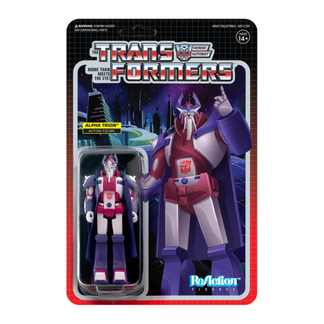 Transformers Alpha Trion Figura de Reação