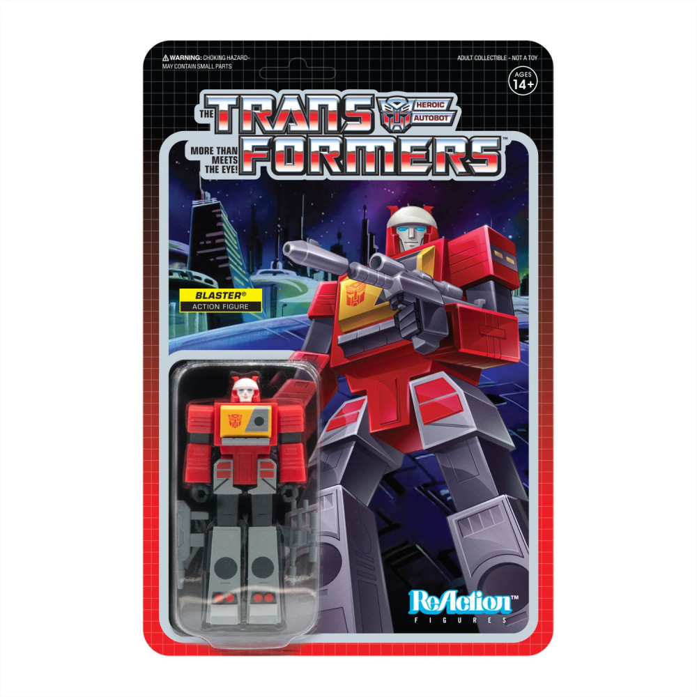 Transformers Blaster Reaction Figure