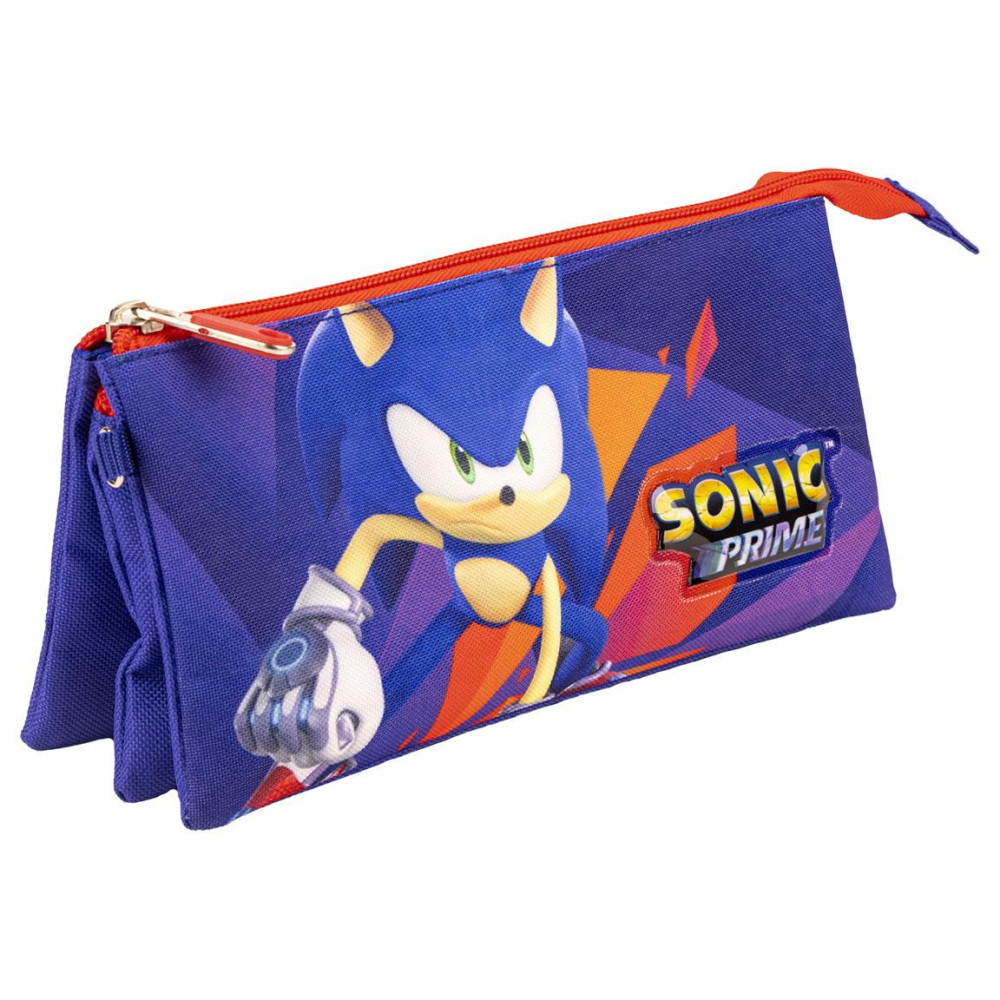 ESTUCHE PORTATODO 3 COMPARTIMENTOS SONIC PRIME