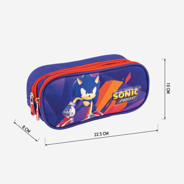 ESTUCHE PORTATODO 2 COMPARTIMENTOS SONIC PRIME