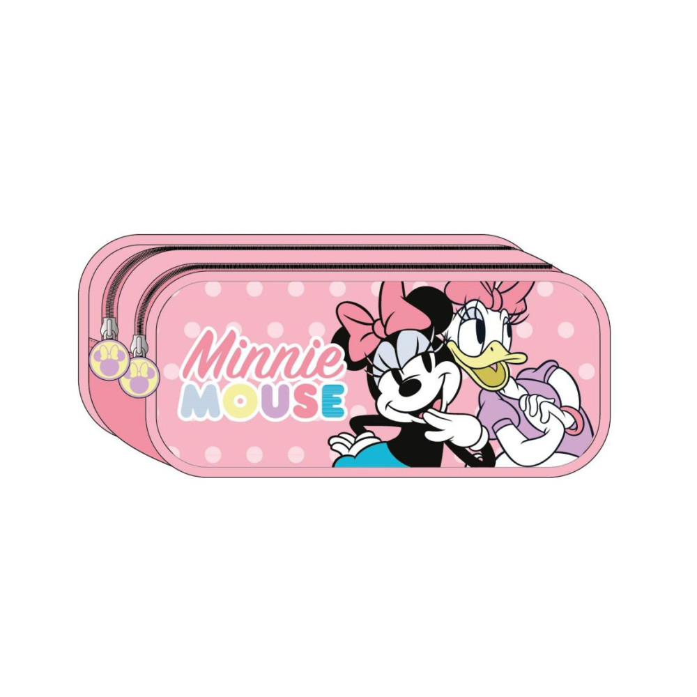 ESTUCHE PORTATODO 2 COMPARTIMENTOS MINNIE