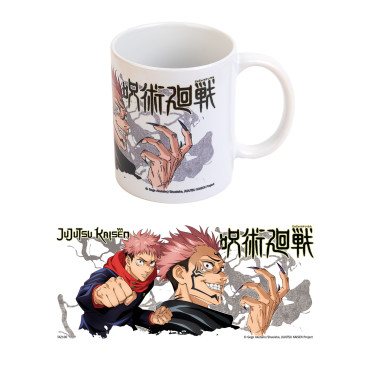 Caneca Jujutsu Kaisen Yuji & Sukuna