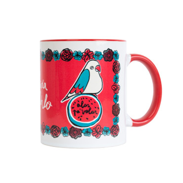 Caneca Frida Kahlo Wings to Fly