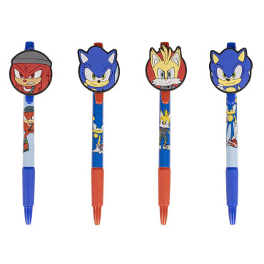 Conjunto de 4 canetas Sonic