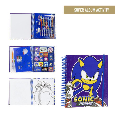 Álbum para colorir Sonic Prime Kids