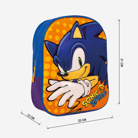 Mochila Sonic para crianças