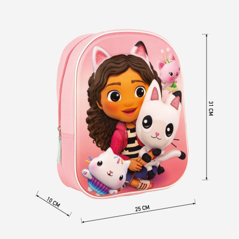 MOCHILA INFANTIL 3D GABBY´S DOLLHOUSE